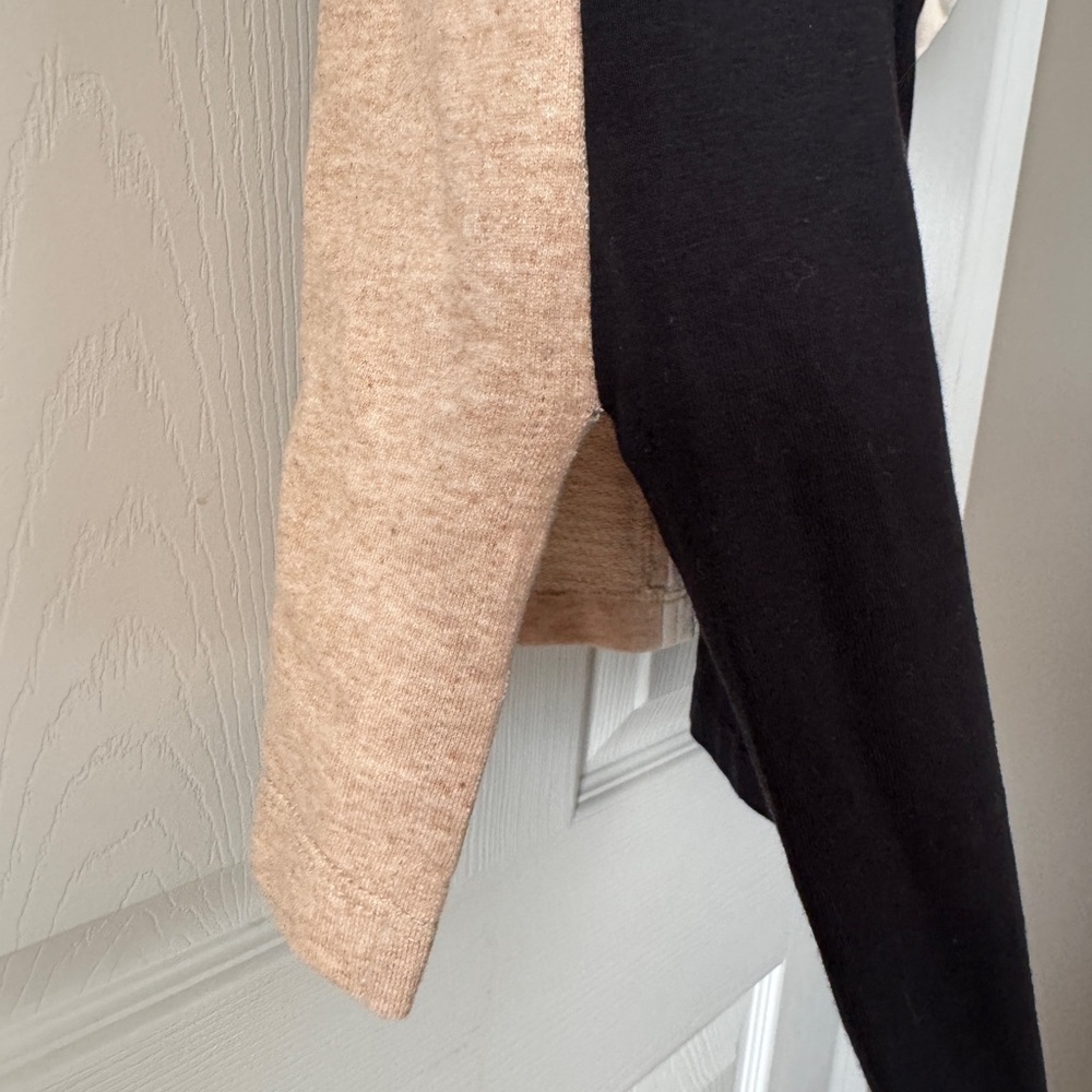 Tan Color Split Top - Picture 3 of 5
